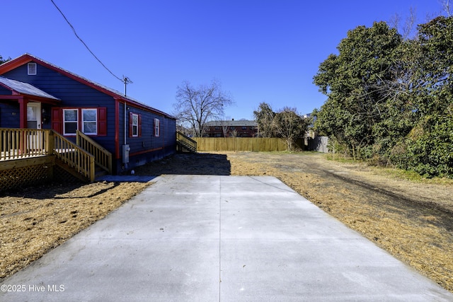 view of home's exterior