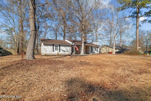 view of ranch-style house