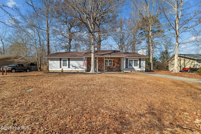 view of ranch-style house