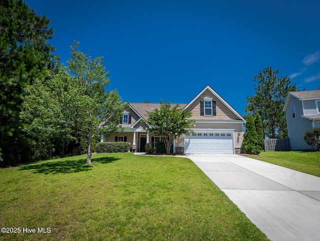 214 Admiral Ct, Sneads Ferry, NC 28460 - view of front of house with concrete driveway