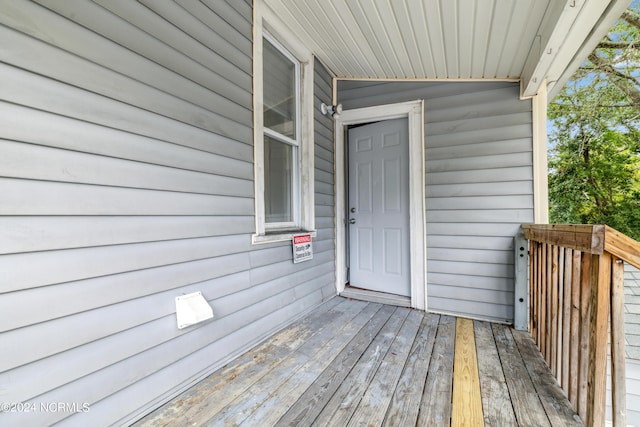 view of deck