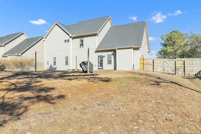 view of rear view of property