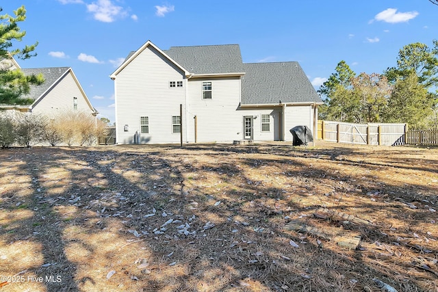 view of rear view of property