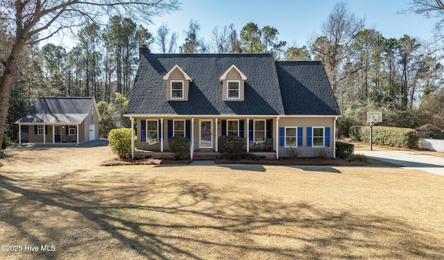 254 La Salle St, Wilmington, NC 28411 - cape cod house with a porch