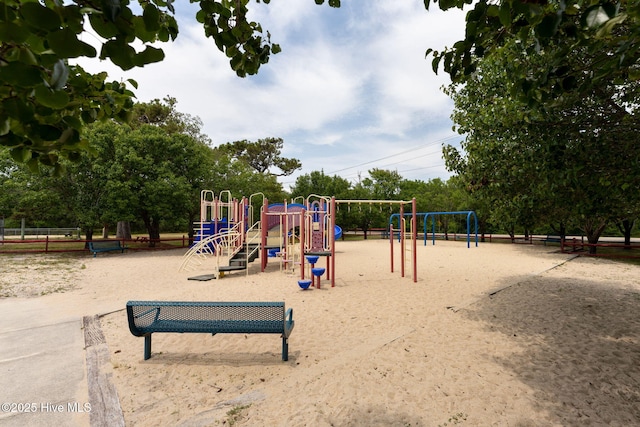 view of play area