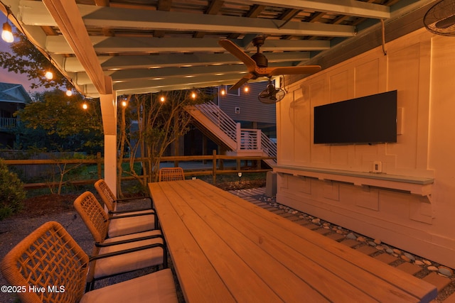 view of deck