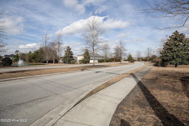 view of road