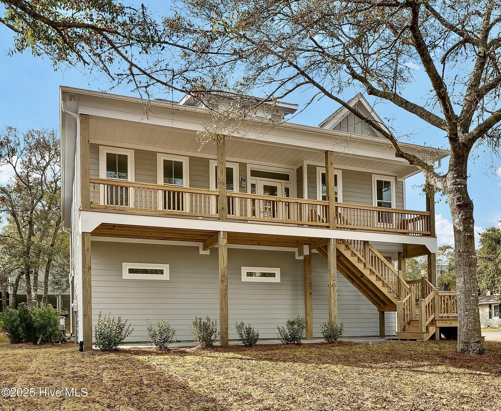 view of rear view of property