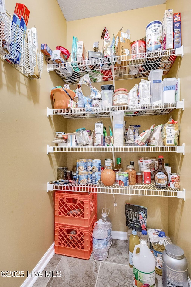 view of pantry