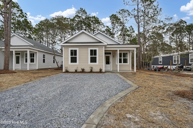 bungalow-style home featuring a porch