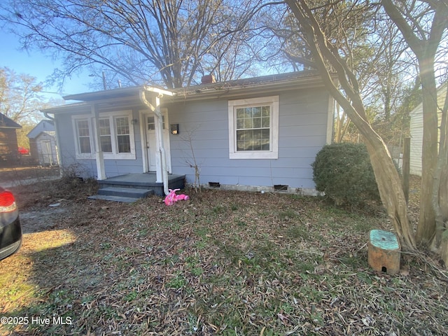 view of ranch-style home