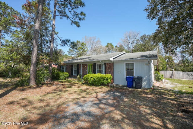 161 Willetts Dr, Boiling Spring Lakes, NC 28461 - view of single story home