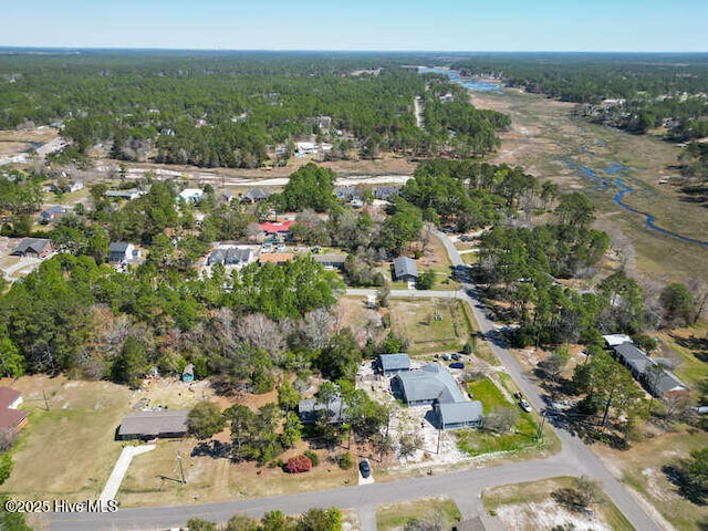 161 Willetts Dr, Boiling Spring Lakes, NC 28461 - aerial overview of property's location featuring a forest