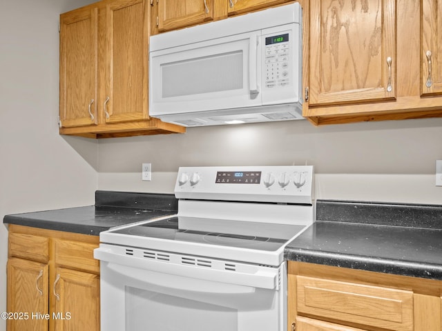 kitchen with white appliances