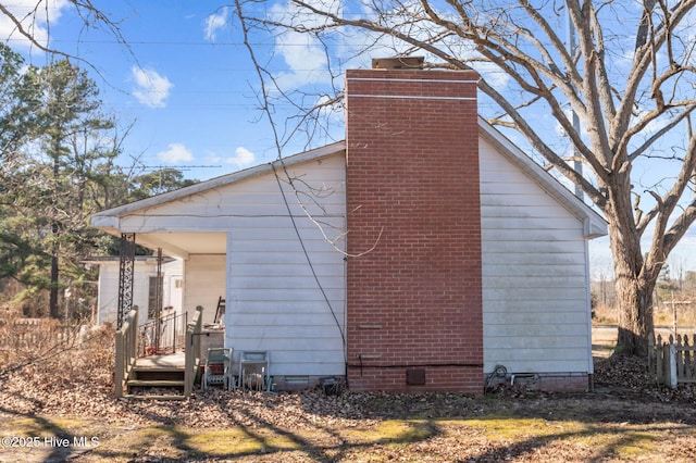 view of property exterior