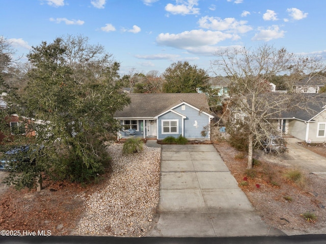 view of ranch-style home