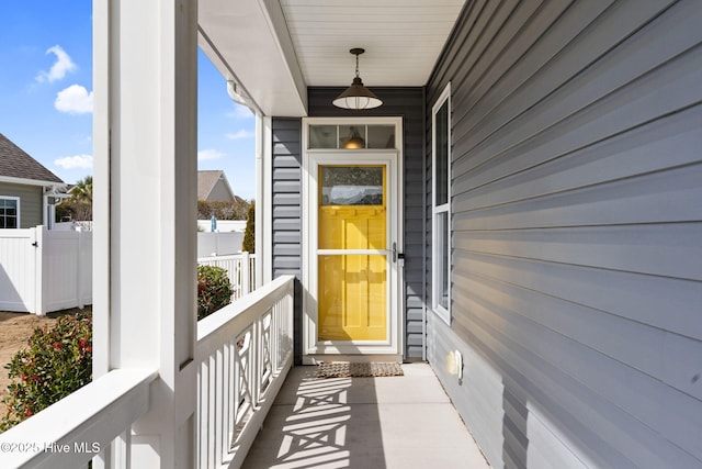 view of entrance to property