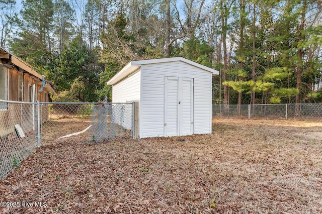 view of outbuilding