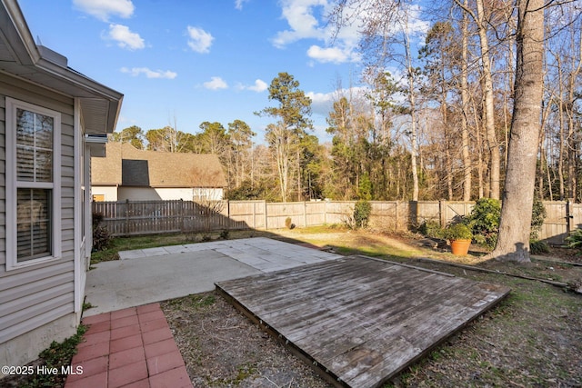 exterior space featuring a deck