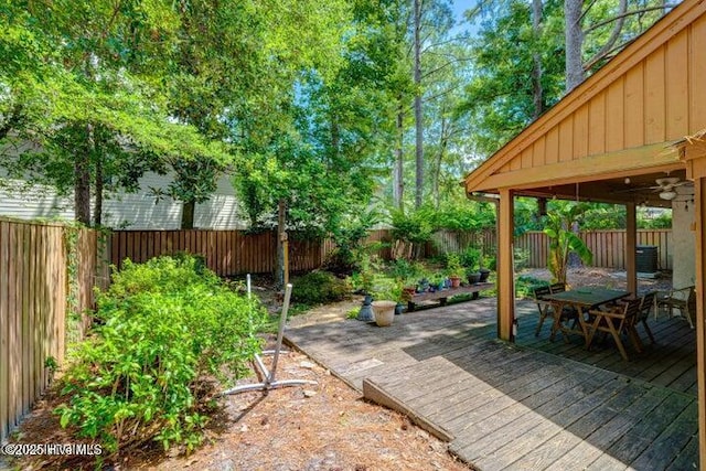 view of patio / terrace featuring a deck