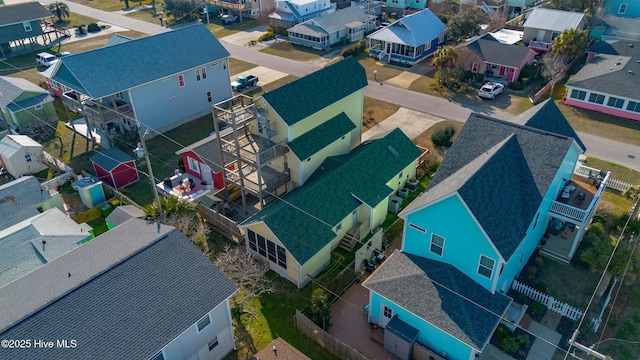 birds eye view of property featuring a residential view