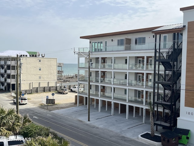 1801 Canal Dr Unit D14, Carolina Beach, NC 28428 - view of apartment building / complex featuring a water view