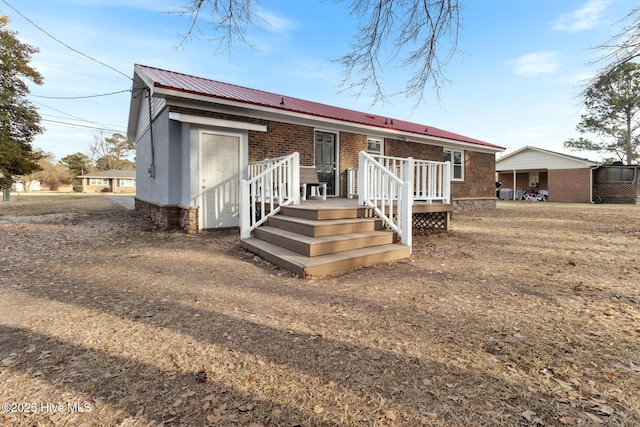 view of front of property