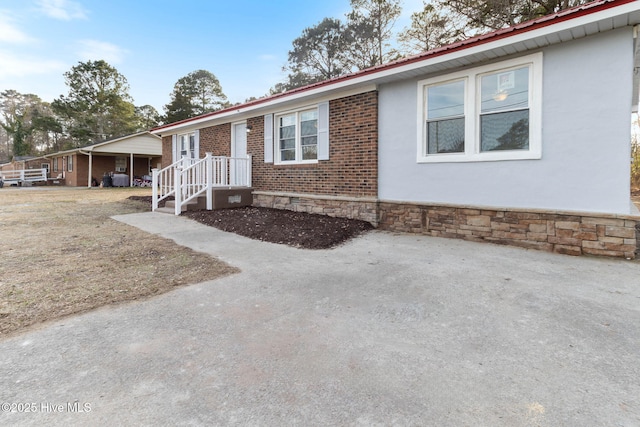 view of front of home