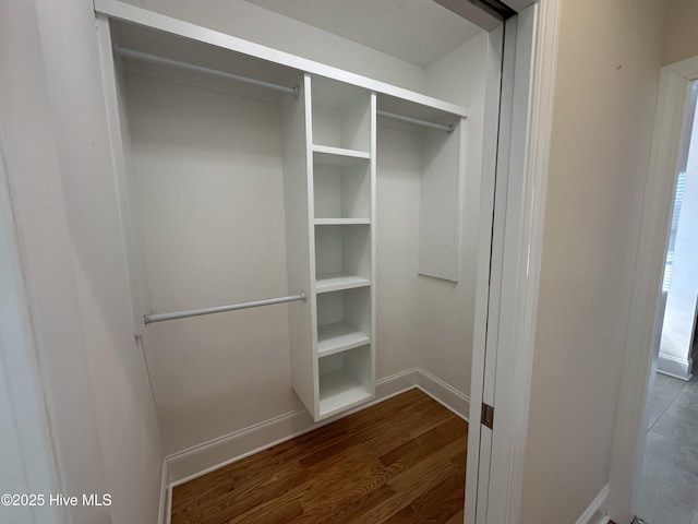 view of closet