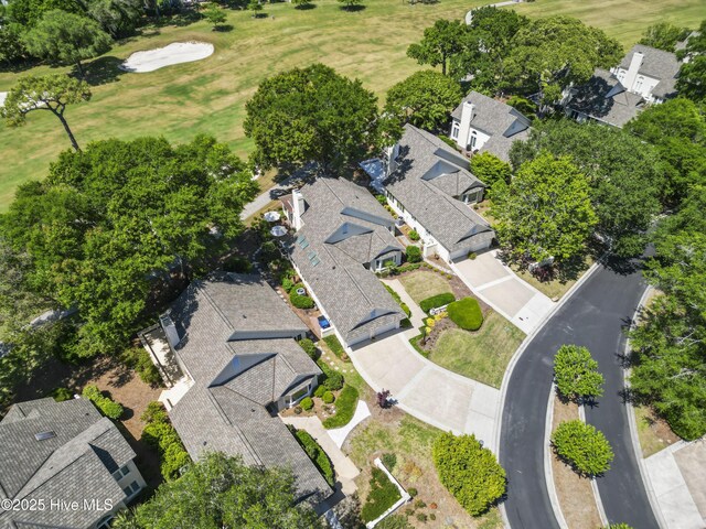 aerial perspective of suburban area