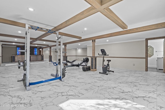 view of workout room