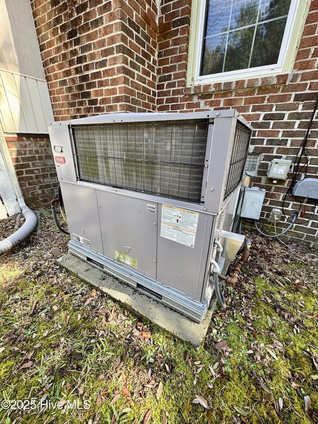 exterior details with central AC unit