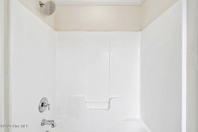 room details featuring washtub / shower combination