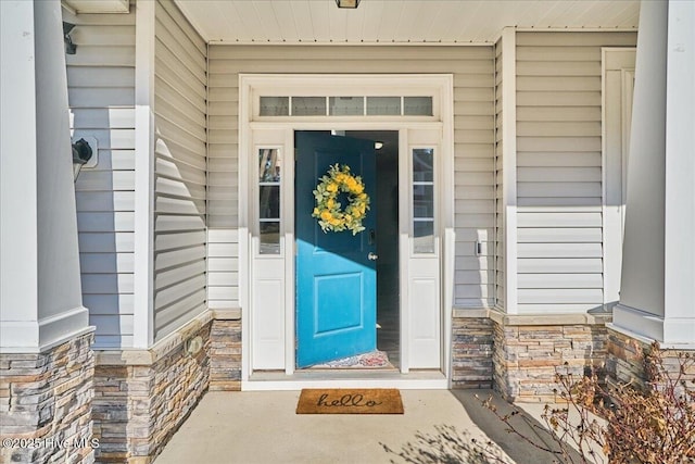 view of entrance to property