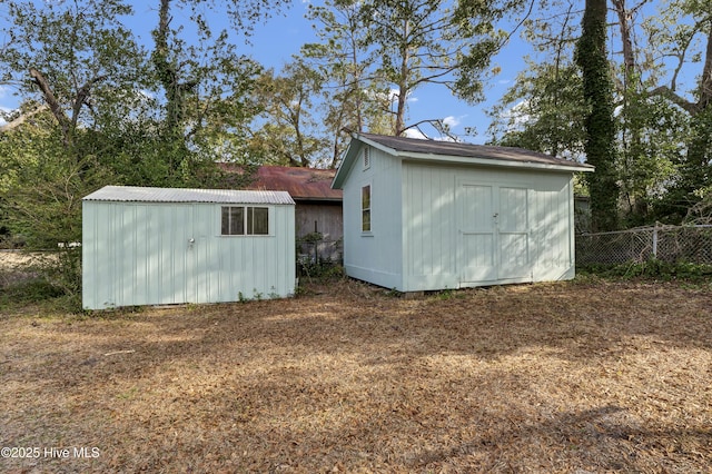 view of outdoor structure