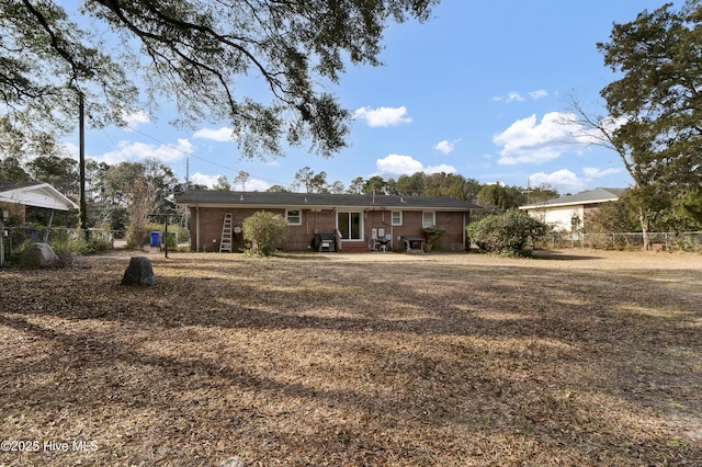 view of back of property