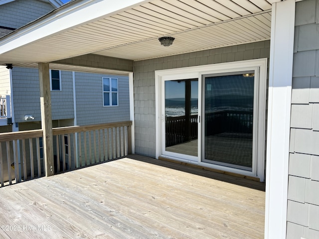 view of deck