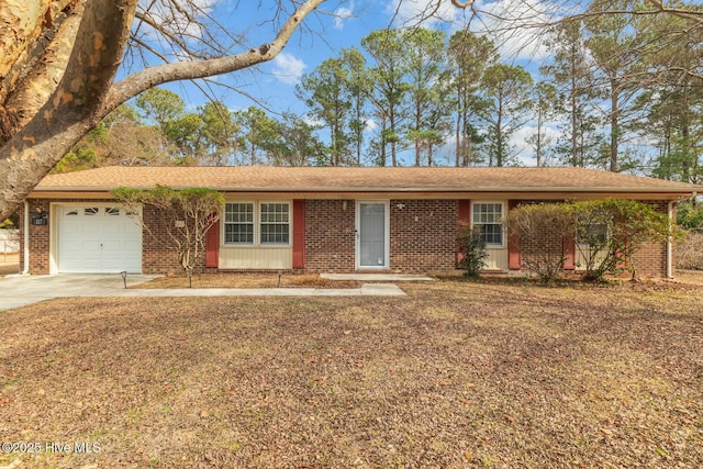 ranch-style house with a garage