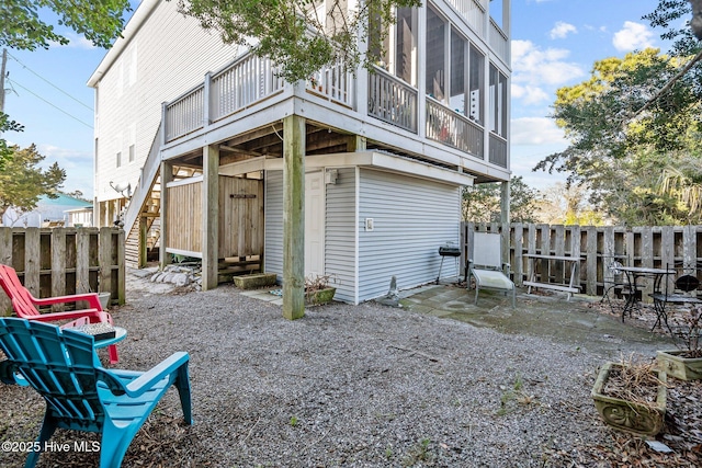 view of rear view of house