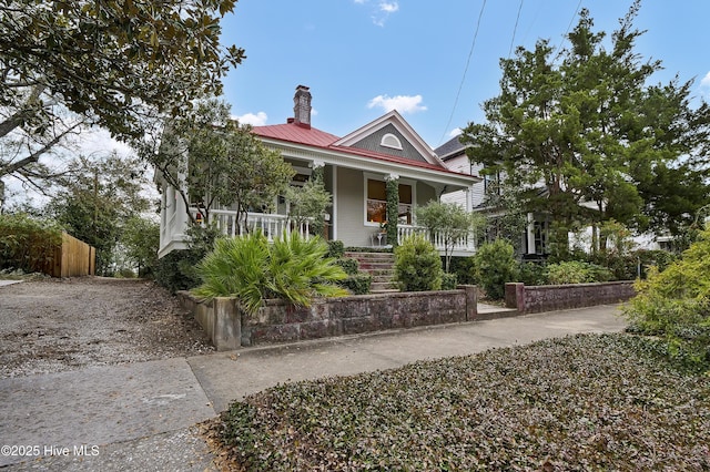 bungalow with a porch