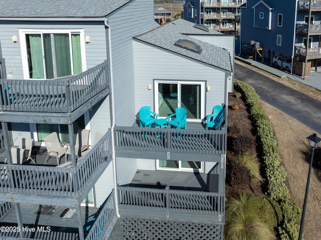 1928 New River Inlet Rd Unit 215, North Topsail Beach, NC 28460 - drone / aerial view featuring a residential view