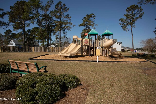 view of jungle gym