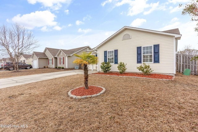 view of ranch-style home