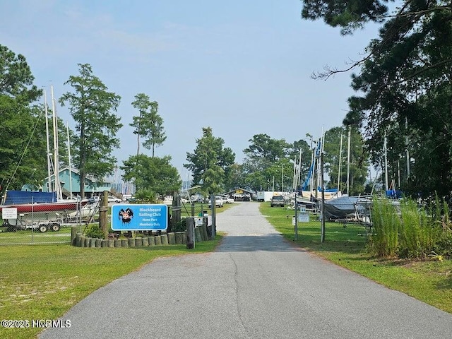 view of road