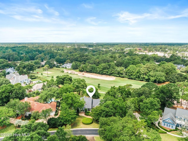 1824 Starfix Ter, Wilmington, NC 28405 - aerial view of residential area featuring a golf club