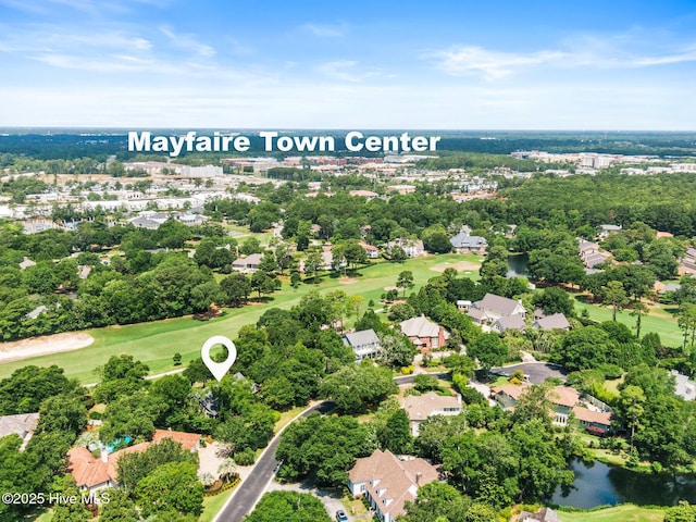 1824 Starfix Ter, Wilmington, NC 28405 - bird's eye view of a golf club and a tree filled landscape