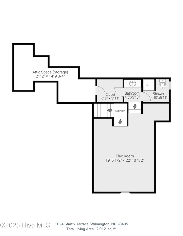 1824 Starfix Ter, Wilmington, NC 28405 - view of floor plan / room layout