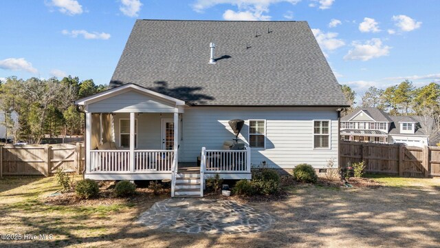 view of back of property