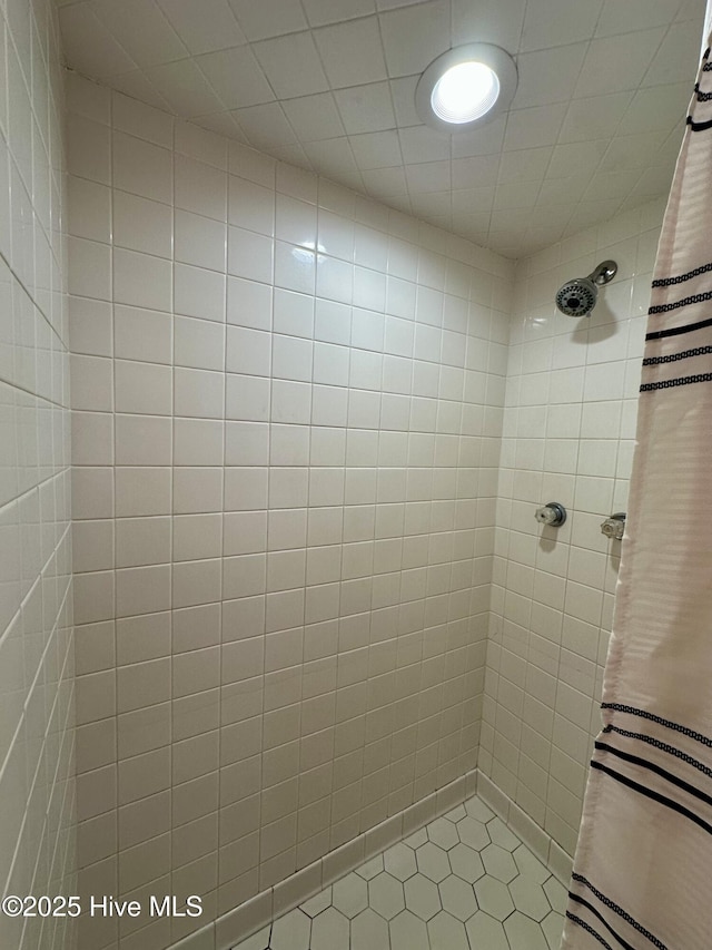 bathroom with walk in shower