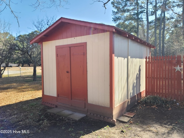 view of outdoor structure